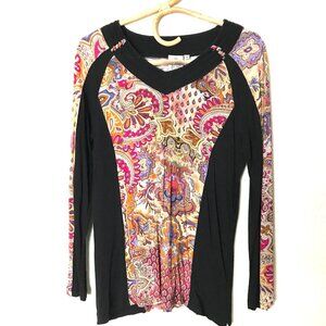Parsley & Sage Womens Medium Long Sleeve Shirt